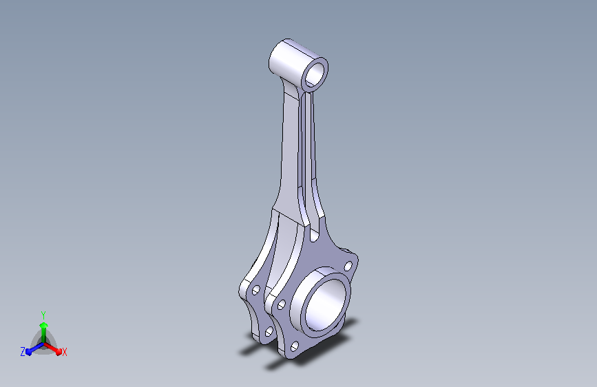 简易组装的径向发动机CAD部件