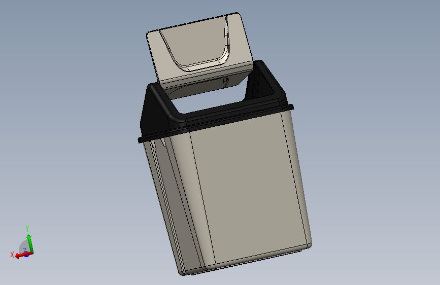 简约设计的垃圾桶