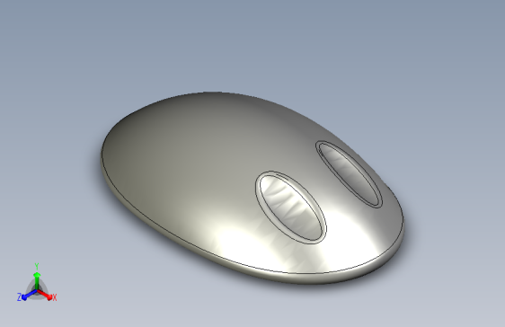 简约造型的3D鼠标