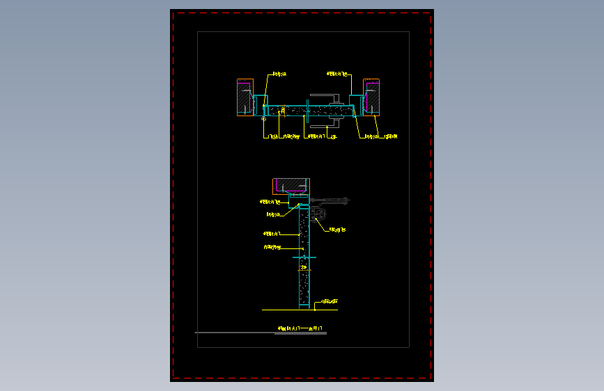 【标准门】钢制防火门——单开门