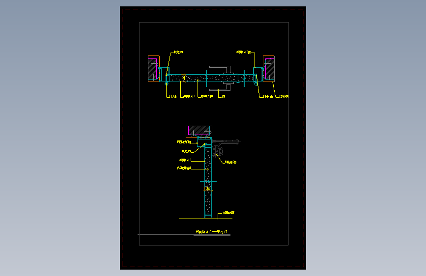 【标准门】钢制防火门——子母门