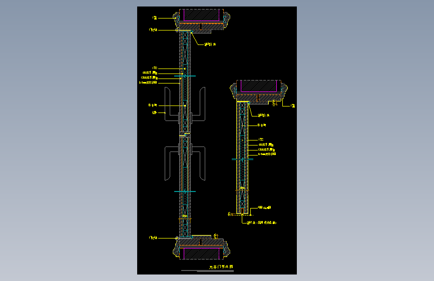 【标准门】双开门节点图