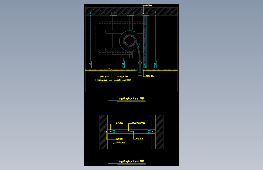 【天花】单轨钢制防火卷帘