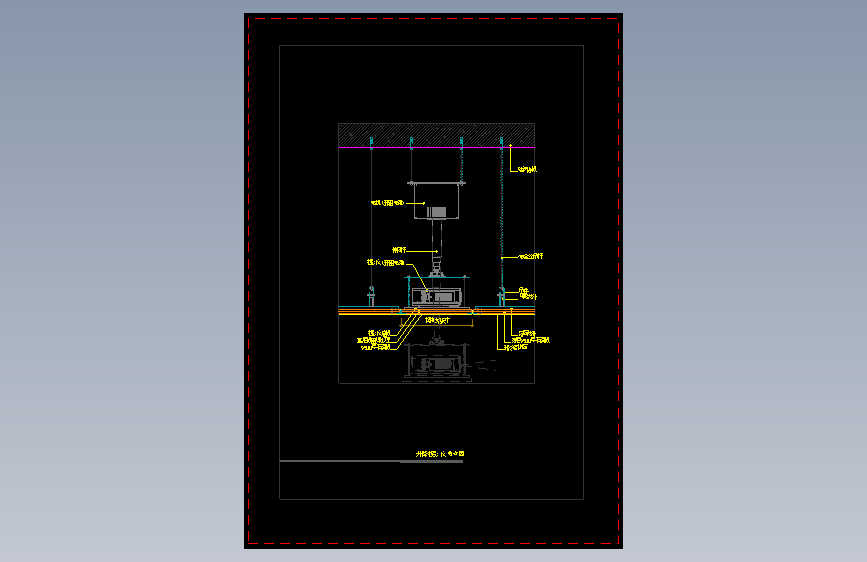 【天花】升降投影仪节点图