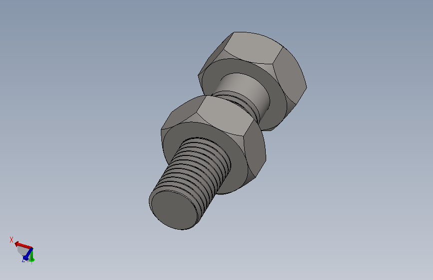 精密设计的螺母和螺栓
