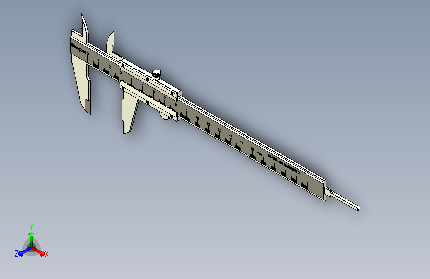 精确测量的 Vernia 游标卡尺