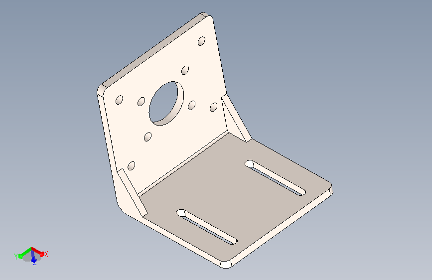 精确对齐的步进电机支架