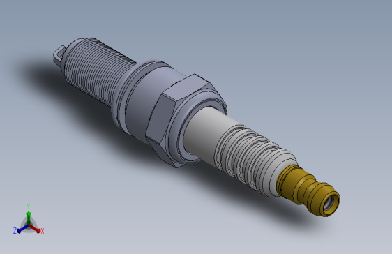 精确结构的火花塞模型