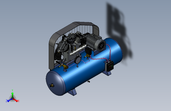 3缸2级空气压缩机