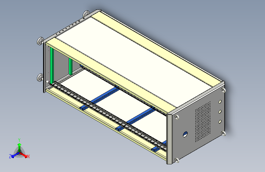 19寸标准机柜图纸