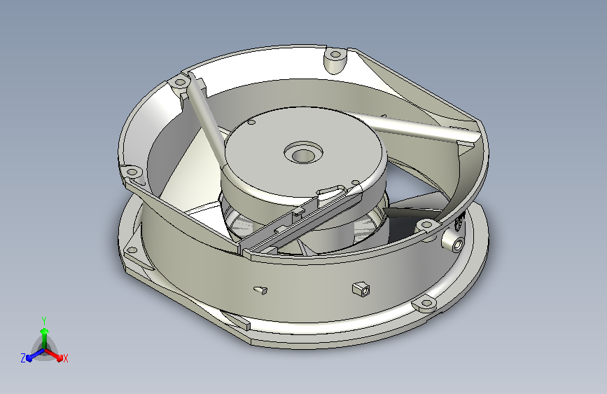 172 x 150 x 51mm风扇(切边)