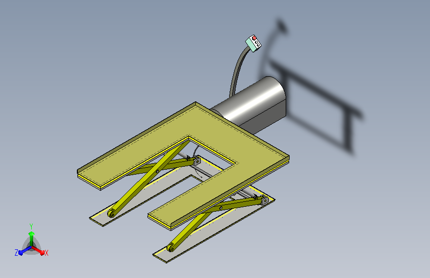 U型液压升降平台