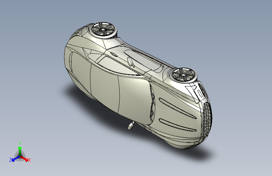阿斯顿马丁超跑外观造型模型