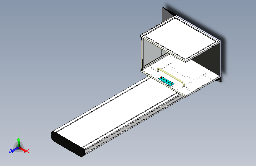 钣金模型 升降机结构