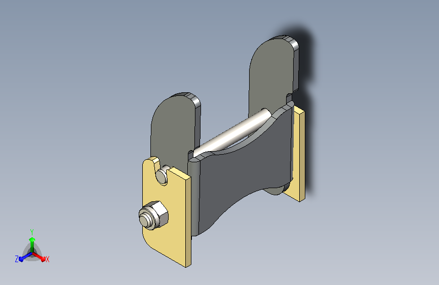 仓栅式半挂车一体门挡