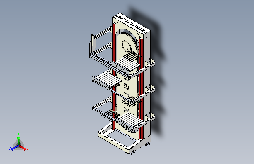 垂直升降机三维模型