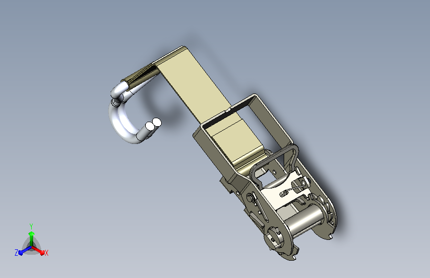 打包收紧棘轮器设计1