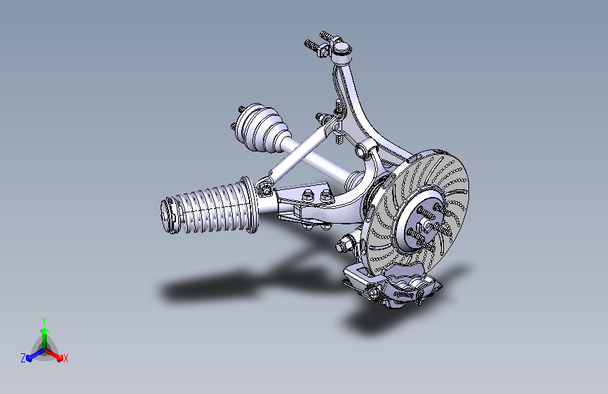 单边麦弗逊悬架