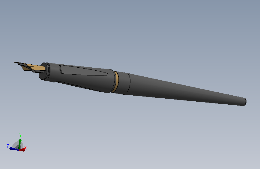 具有参数化设计的钢笔