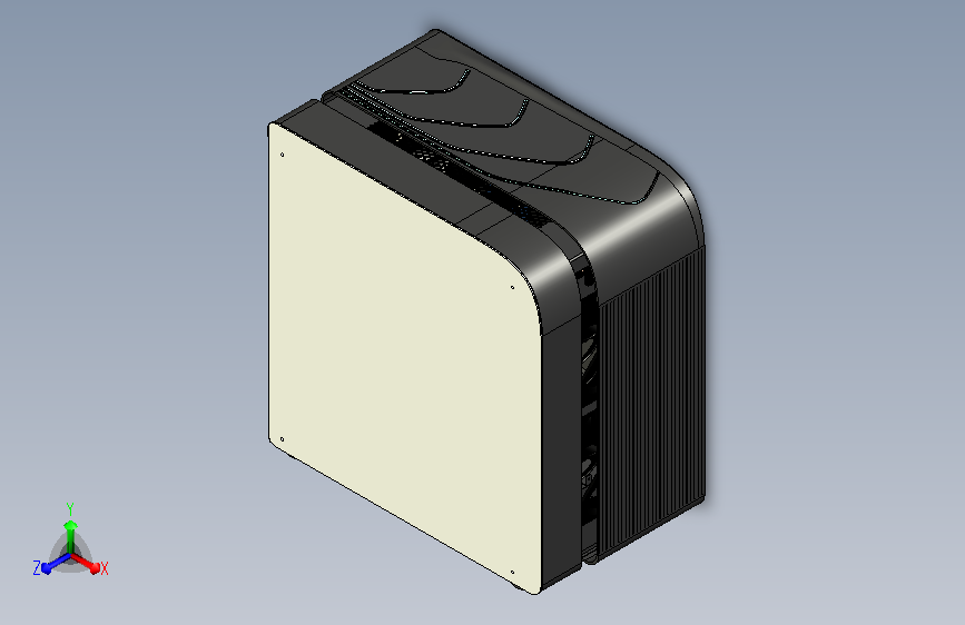 电脑主机详细三维模型