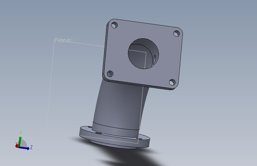 具有法兰的圆筒体