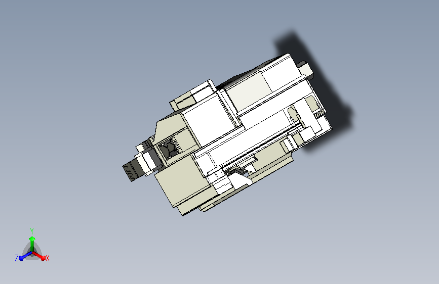 哈斯数控机床三维图