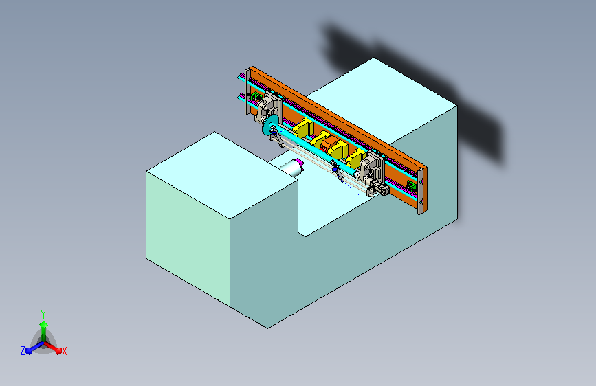 矫直机三维方案图