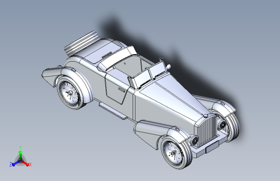 经典老爷车模型