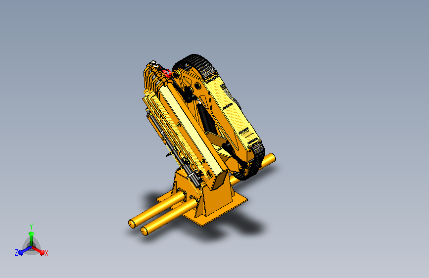 可折叠的吊杆起重机