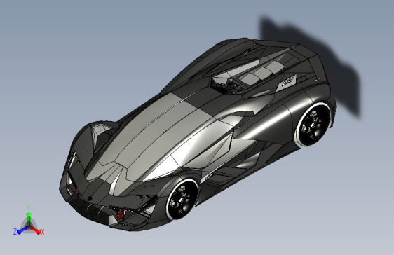 兰博基尼Terzo Millennio跑车