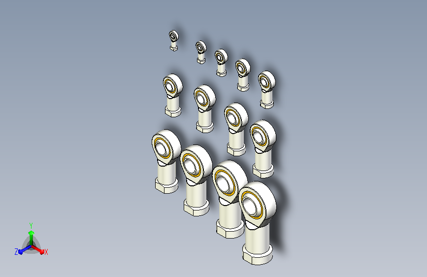 内螺纹自润滑杆端关节轴承