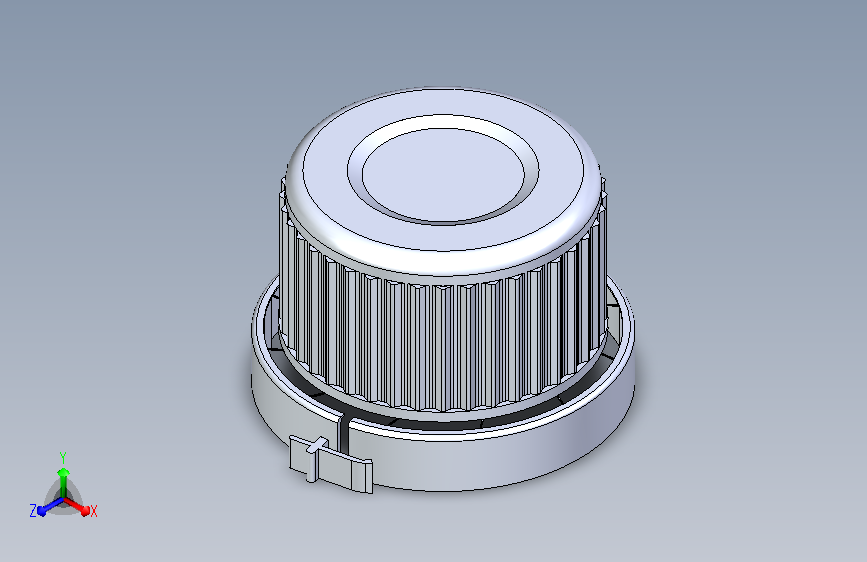 瓶盖详细三维模型