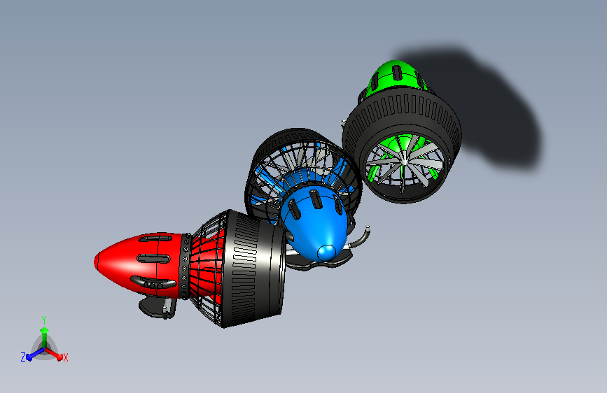 潜水螺旋桨推进器