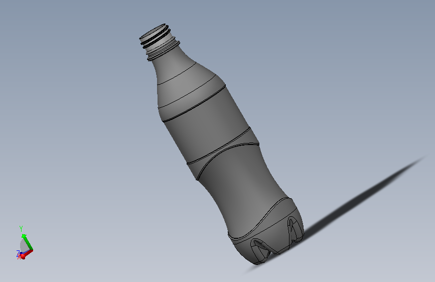 具有曲线外观的可乐瓶