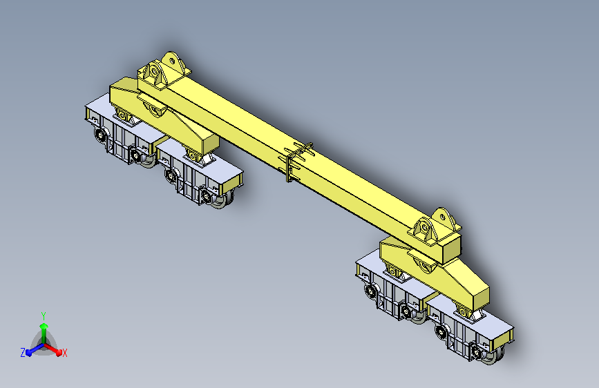 双梁桥式起重机三维结构设计