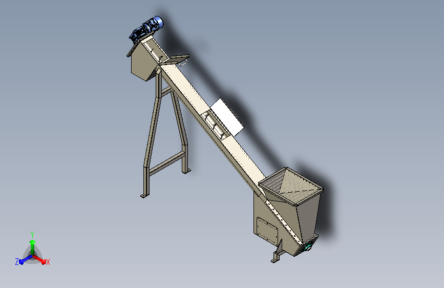 塑料颗粒螺旋传送带