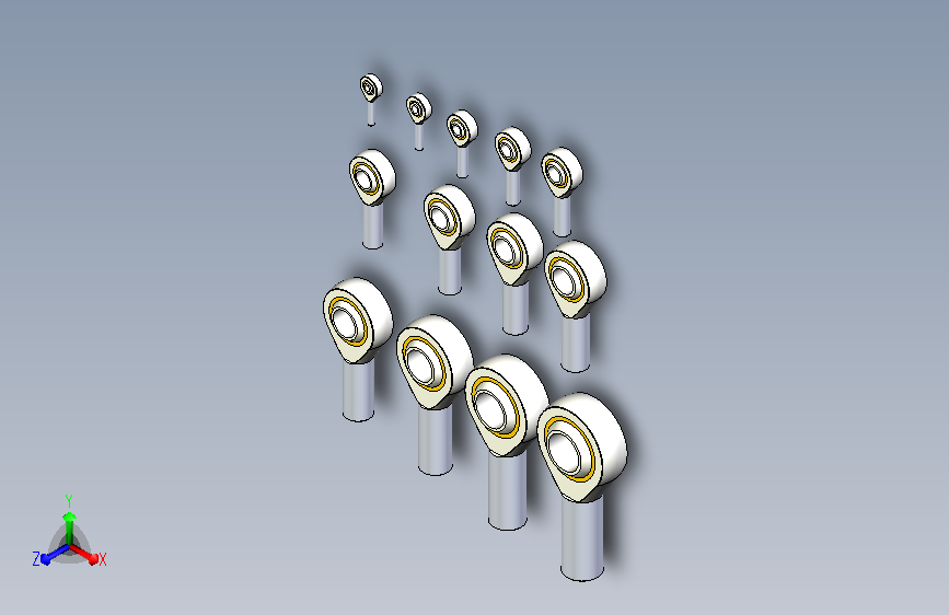 外螺纹自润滑杆端关节轴承
