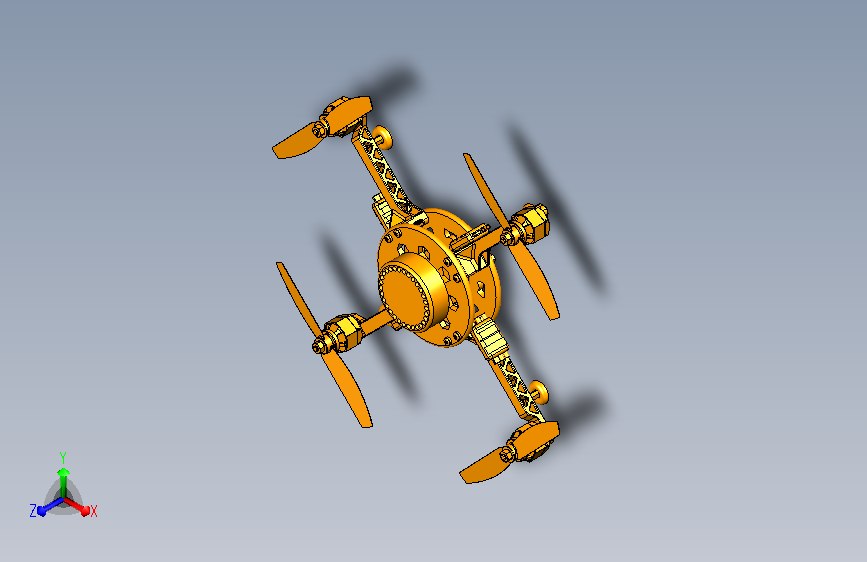 无人四旋翼直升机