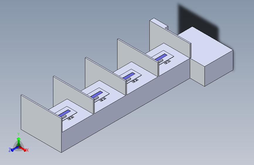 厢式电梯三维模型