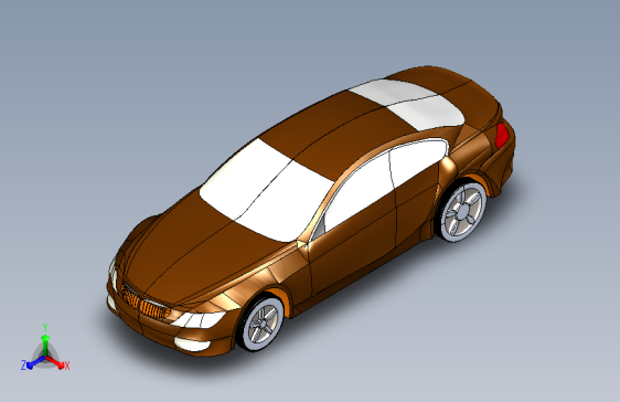 小轿车汽车模型
