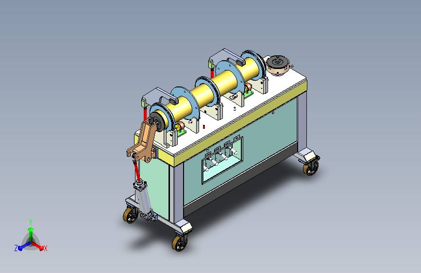 旋转焊接设备三维模型
