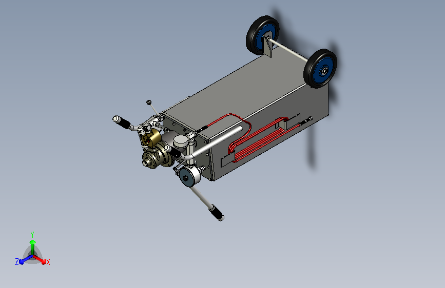 液压分配器三维模型