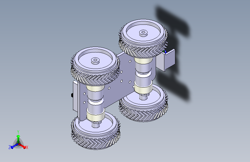 一款catia设计AGV小车模型