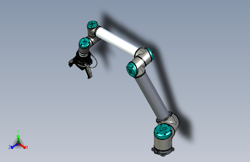 优傲机器人UR10三维图