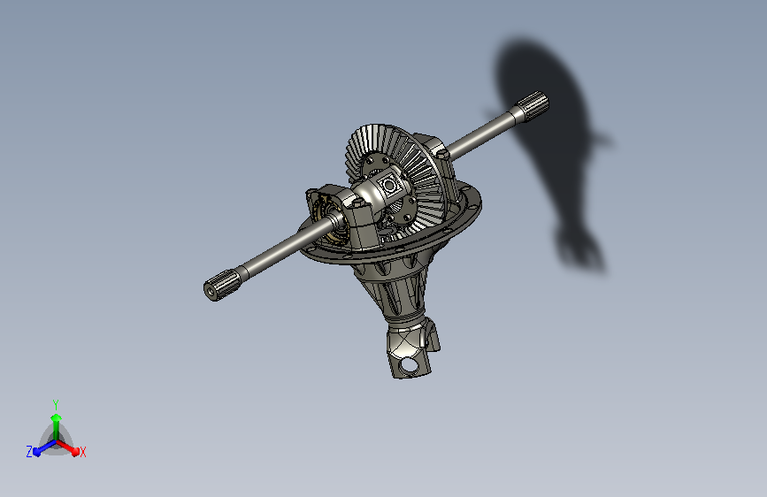 锥形齿轮差速器