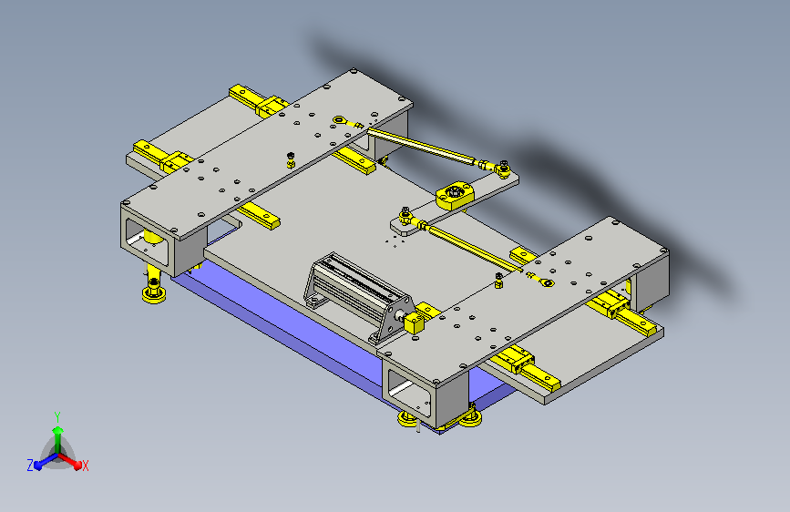 自动定位连杆结构