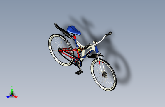 自行车三维模型