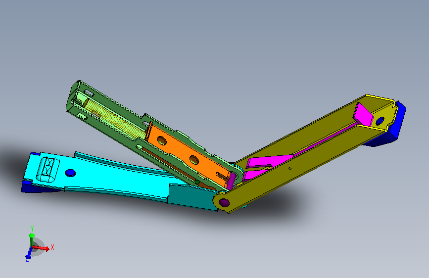 具有真实结构的订书机
