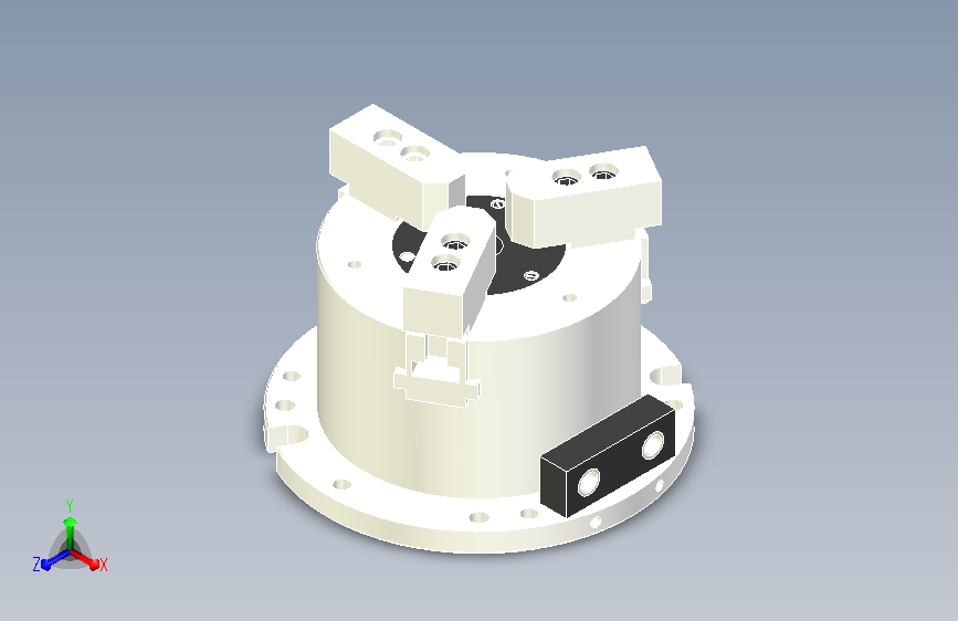 MO系列前置立式中空动力卡盘MO-6