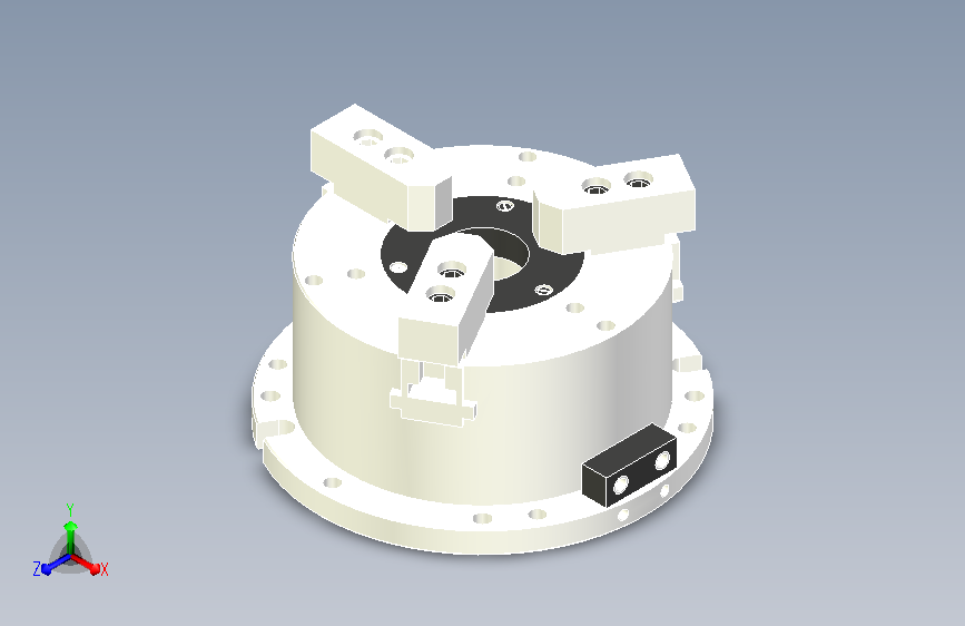 MO系列前置立式中空动力卡盘MO-12